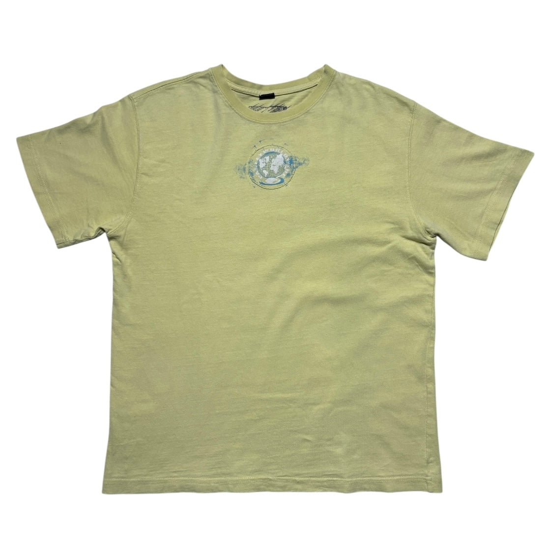 00s Oakley earth logo Tee Yellow