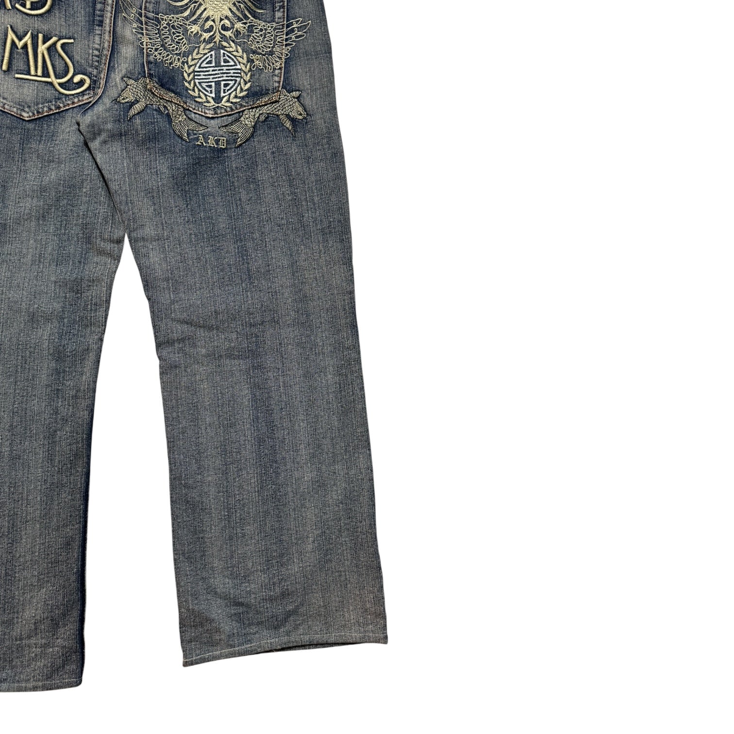 AKADEMIKS Embroid Buggy Denim
