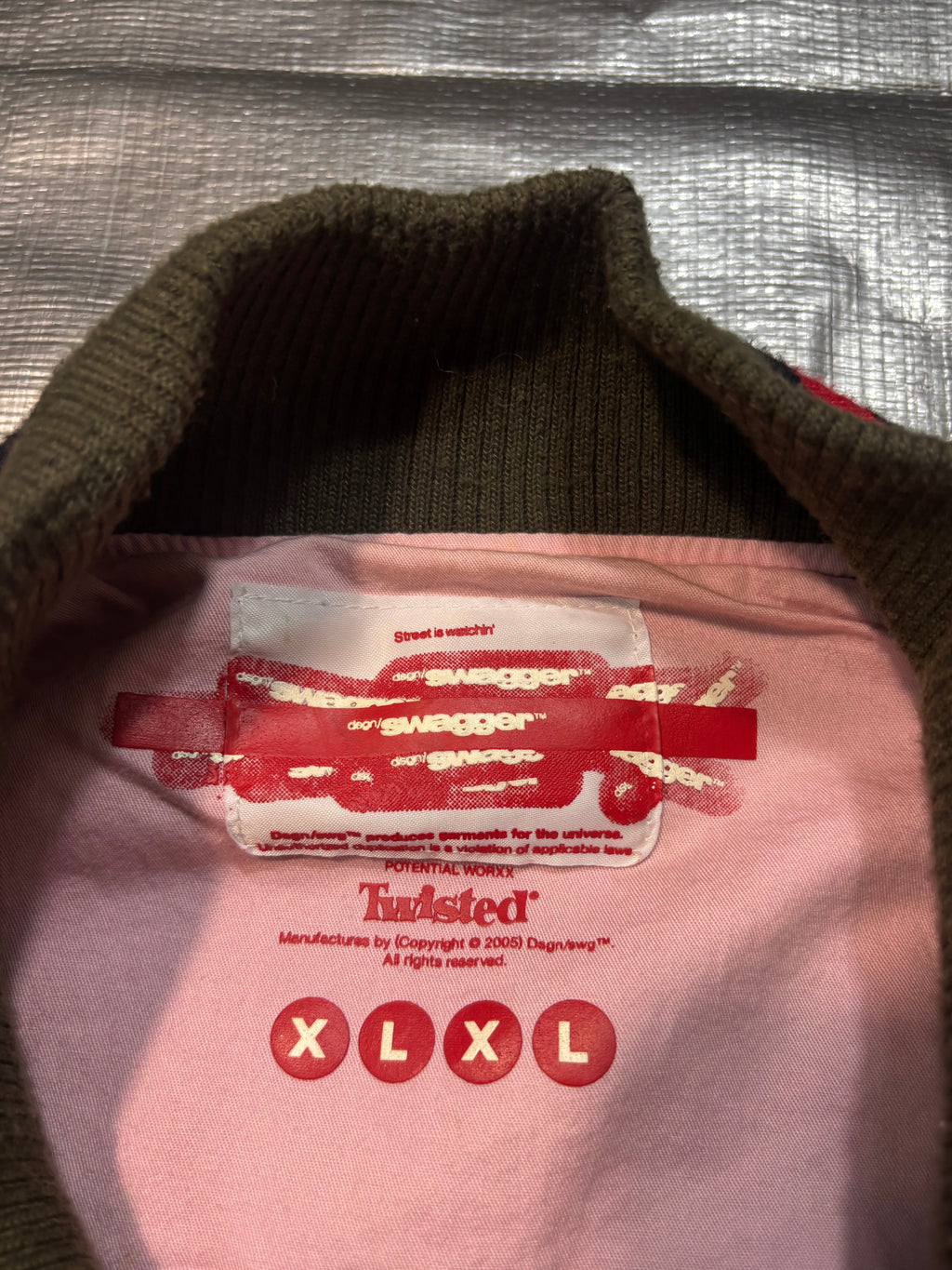 2005 Swagger Twisted Cotton Jacket Bomber