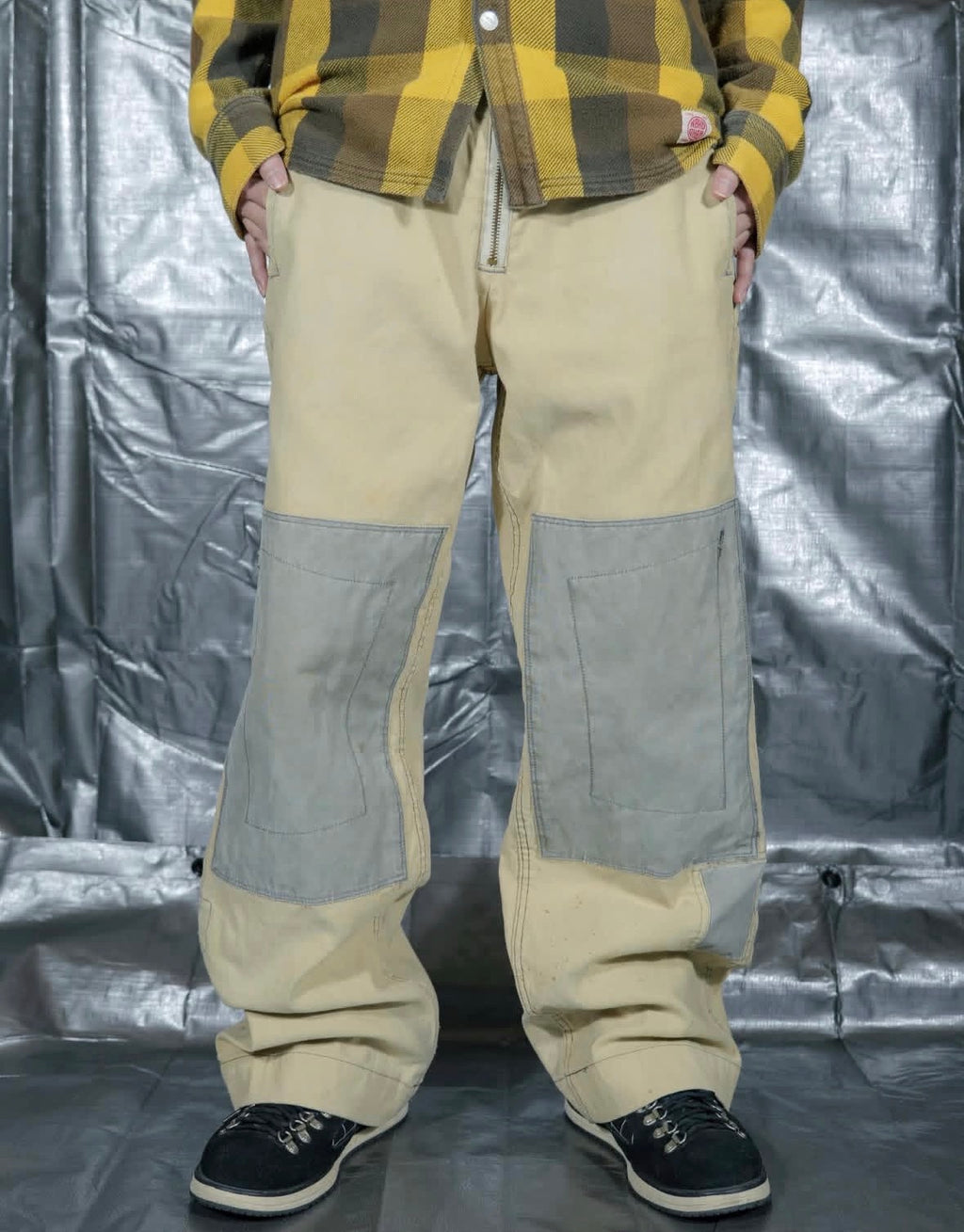 00s RARE double knee chino pants