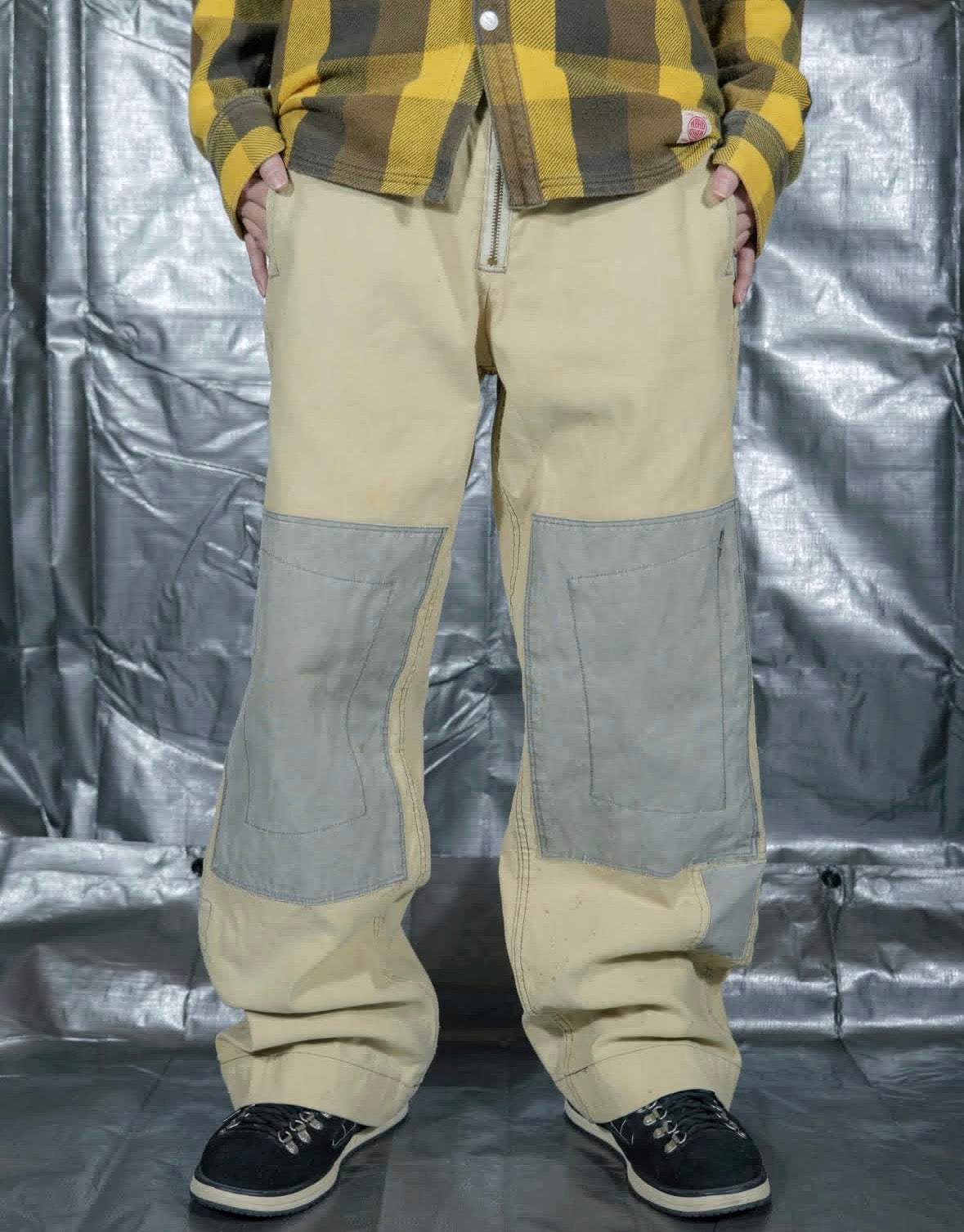 00s RARE double knee chino pants