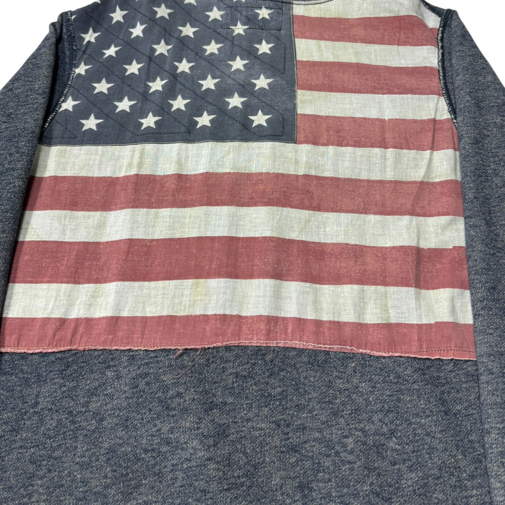 00s RALPH LAUREN US big flag Hoodie