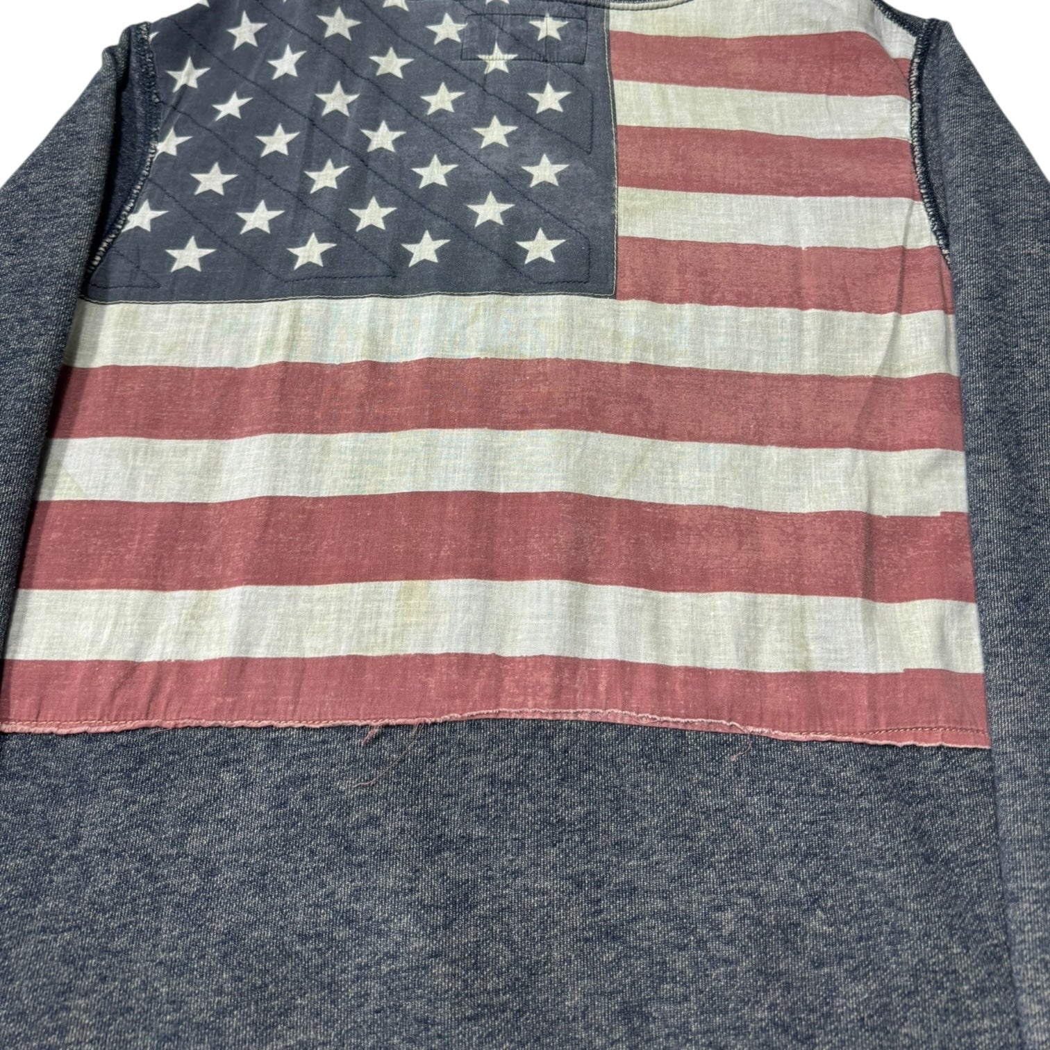 00s RALPH LAUREN US big flag Hoodie