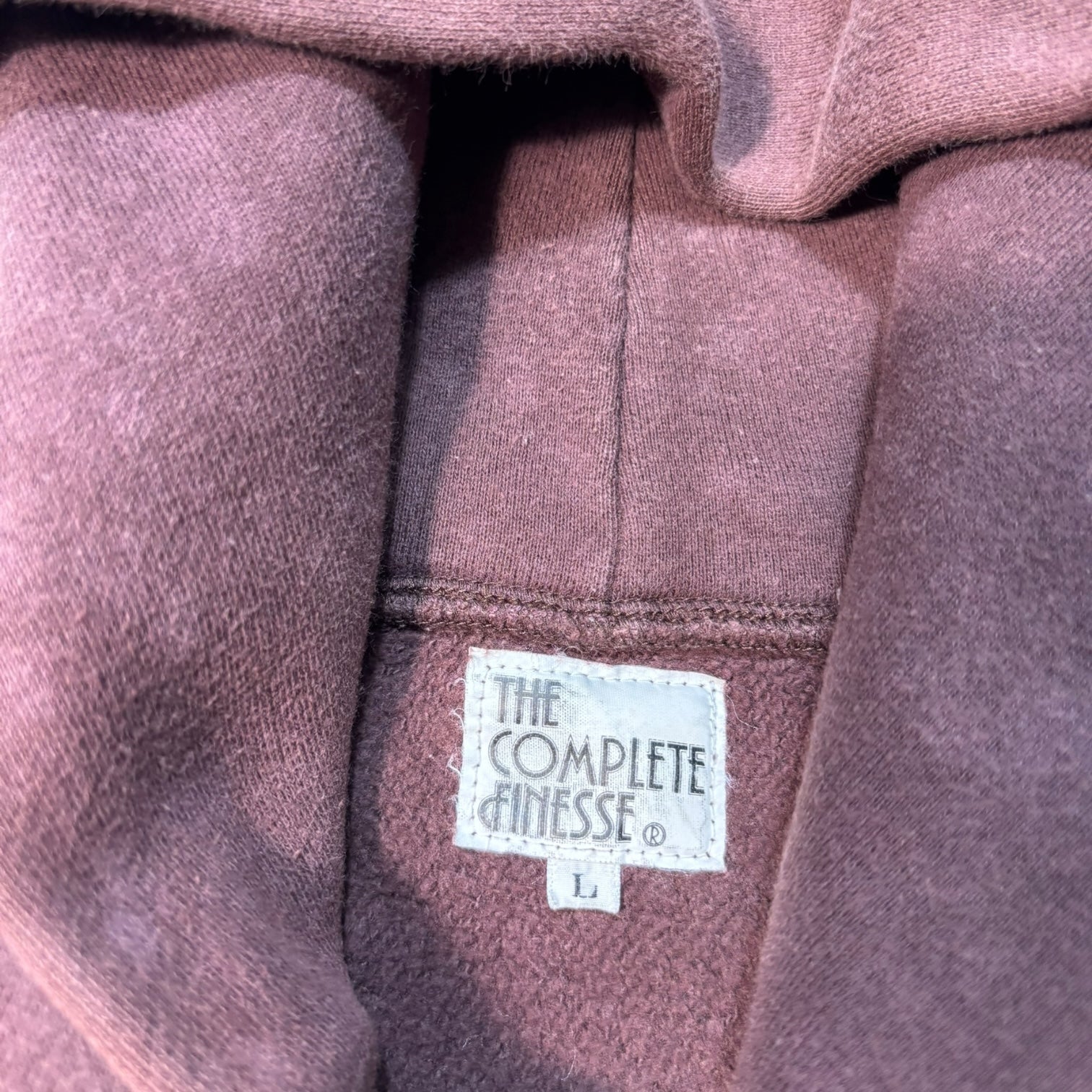 00s Complete Finess Big Heavy  Hoodie Wine Red