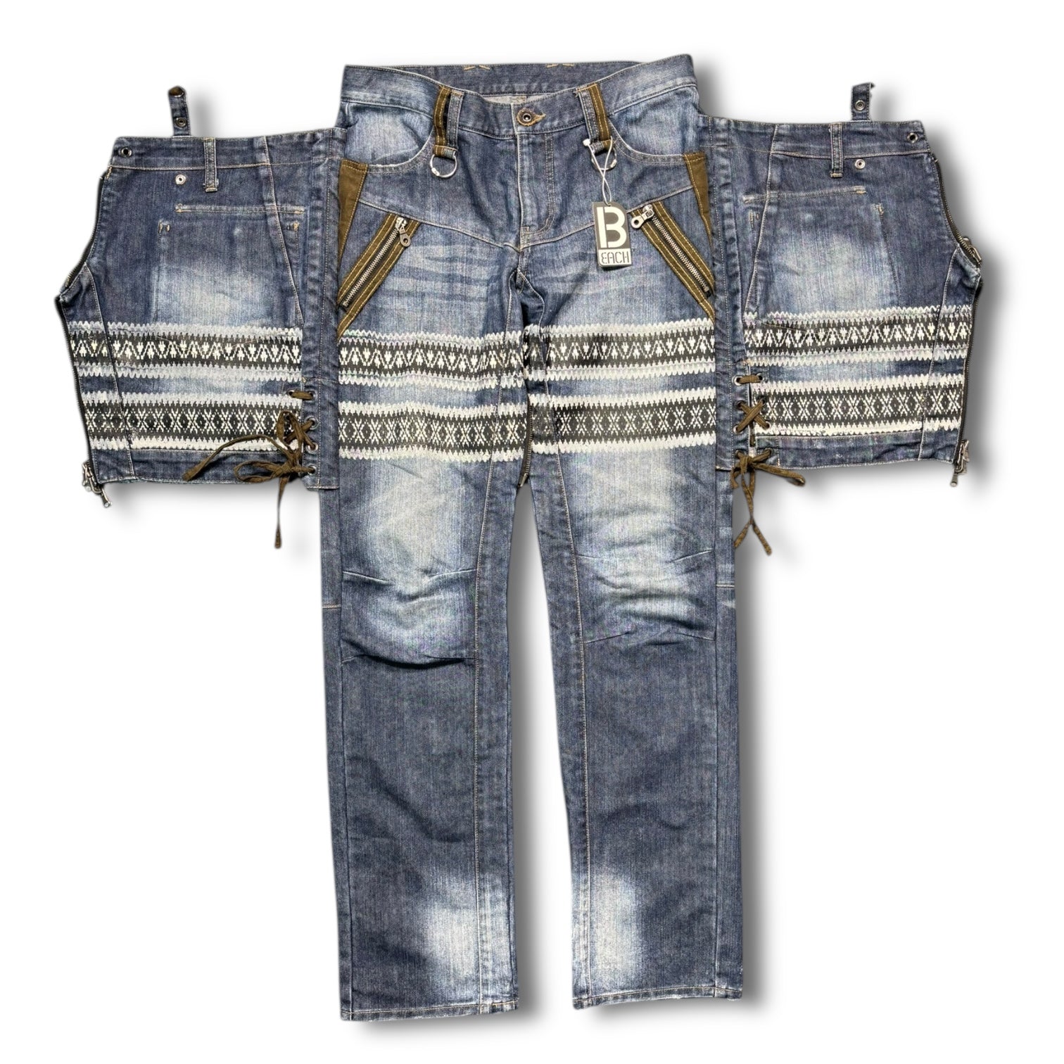PPFM 2WAY Nordic Parachute Denim Cargo