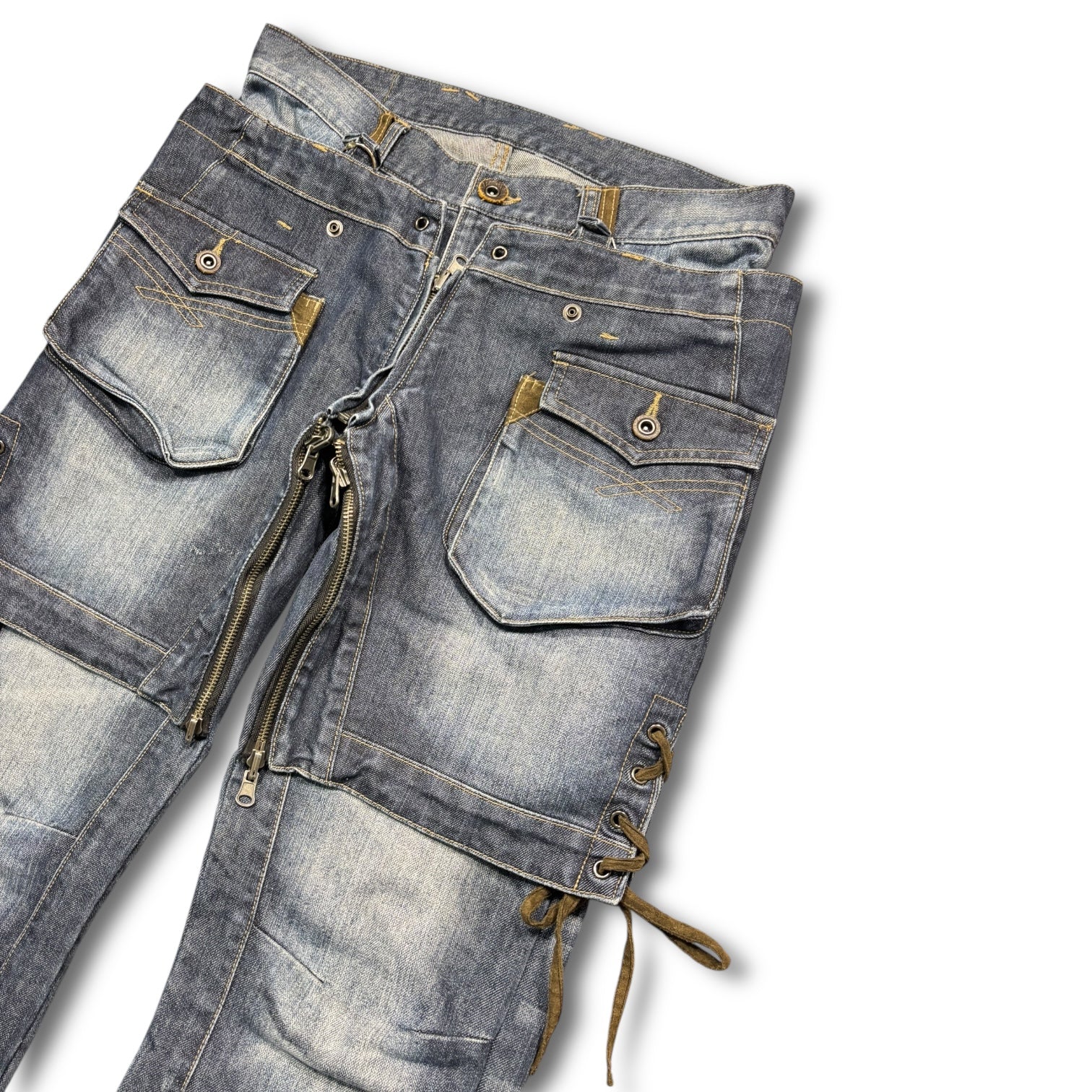 PPFM 2WAY Nordic Parachute Denim Cargo