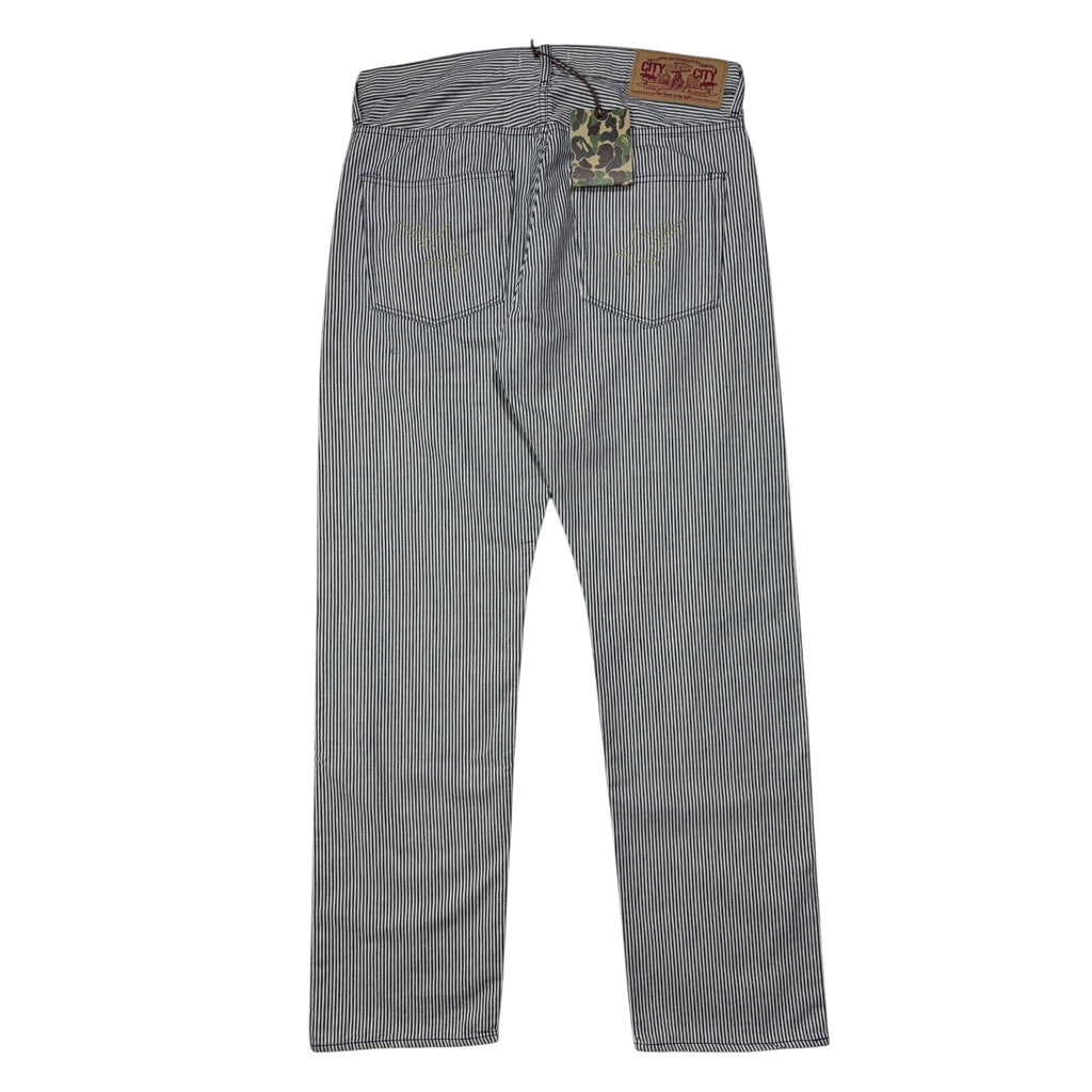 00s Bape STA  stripe Denim pants