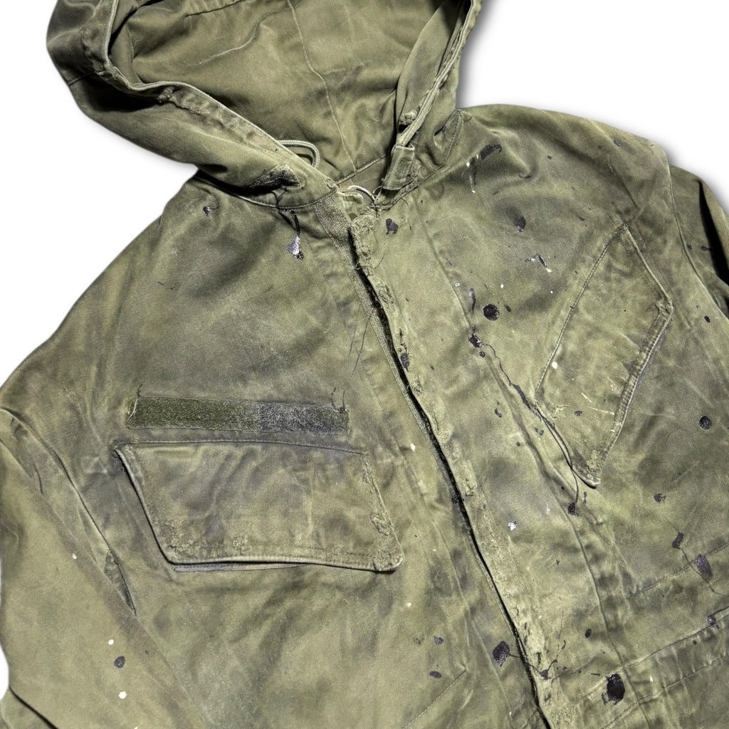 [13each remake]Vintage Military Heavey Coat Damaged