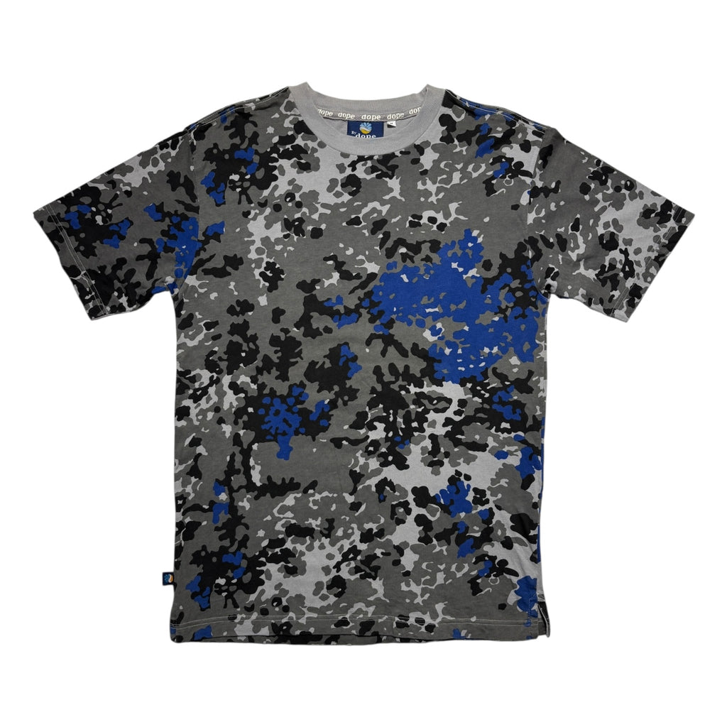 90s Dope UK digital camo Tee grey
