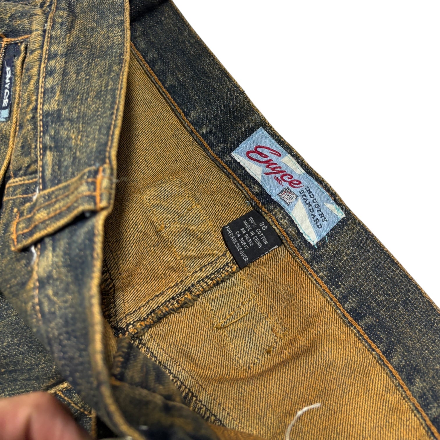 00s Enyce dye over denim