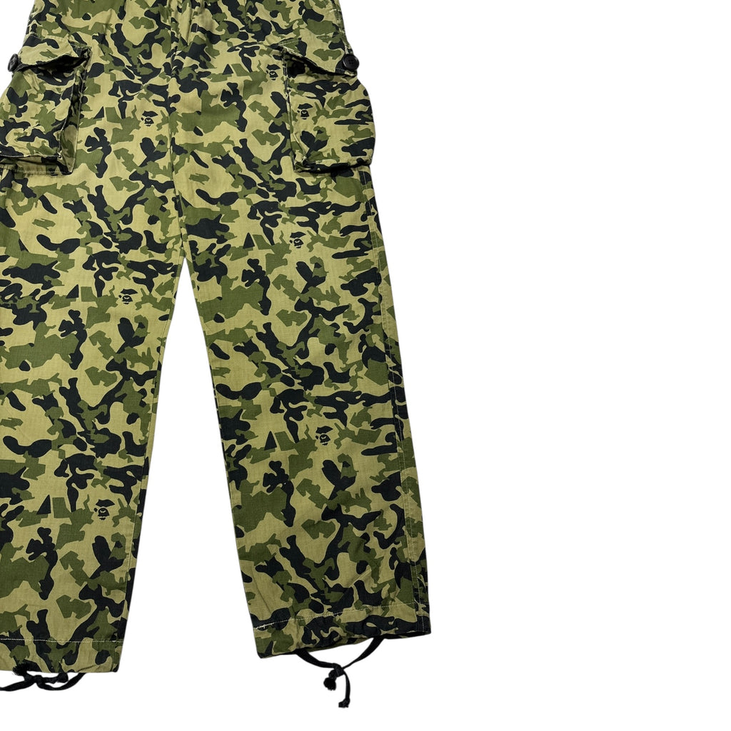 00s Bape head camo cargo