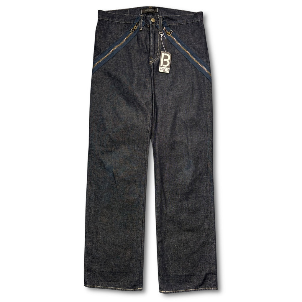 WASTBONE 00s Double Zip Denim cargo