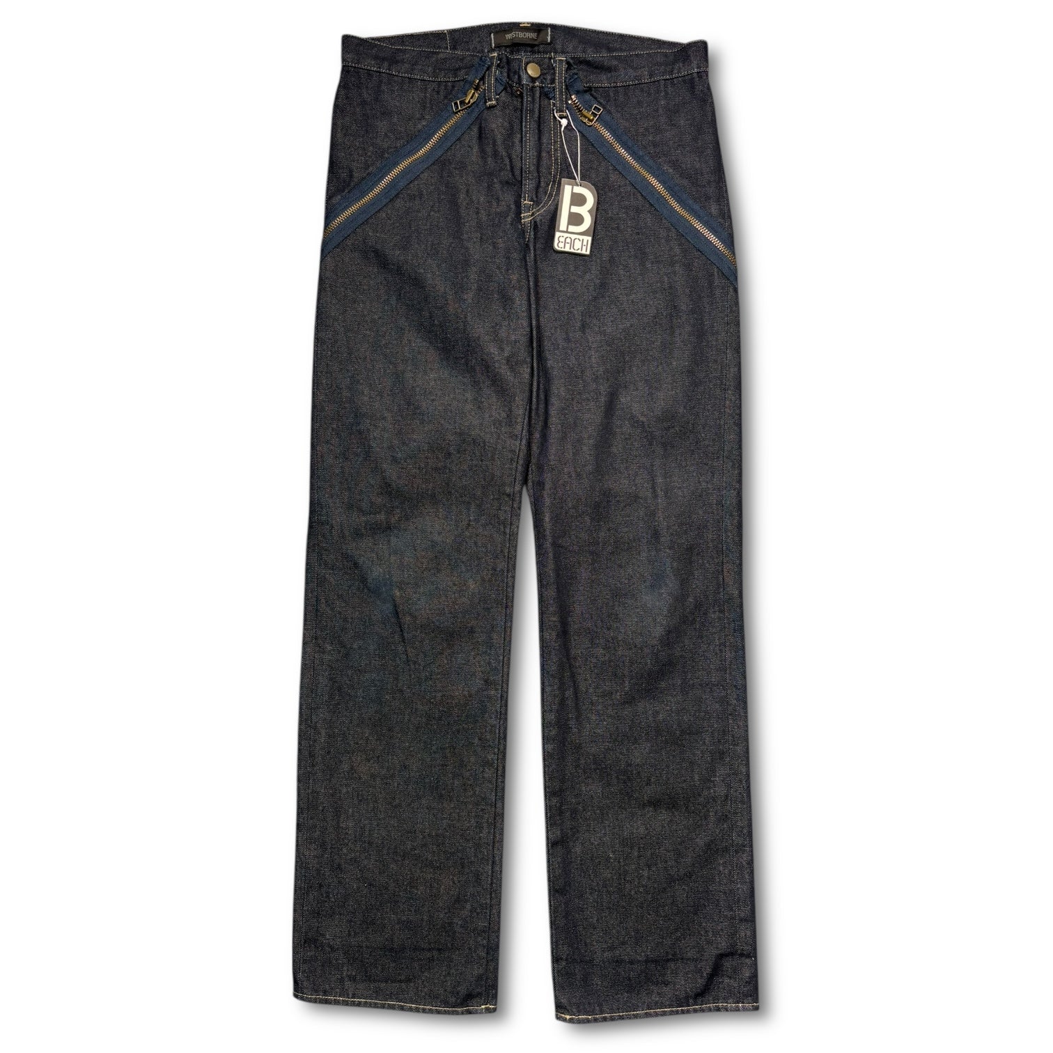 WASTBONE 00s Double Zip Denim cargo