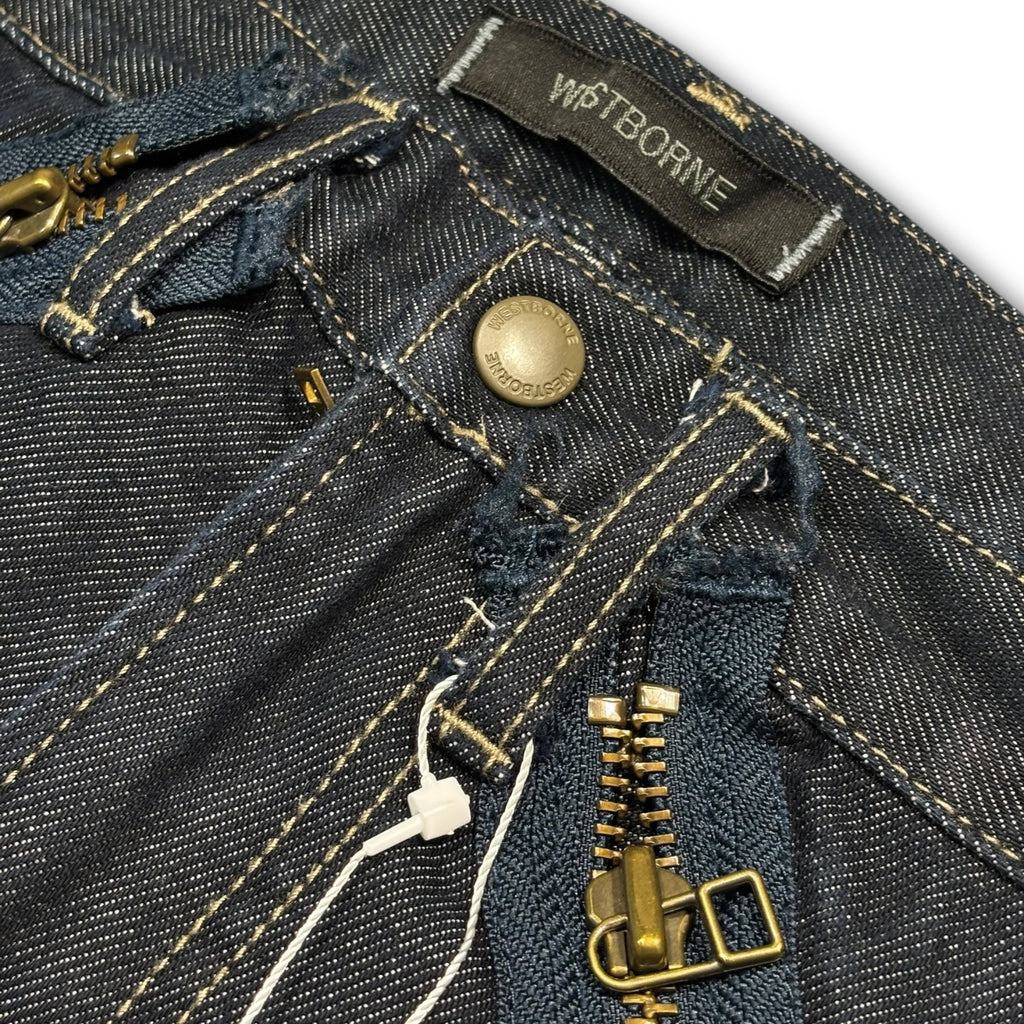 WASTBONE 00s Double Zip Denim cargo