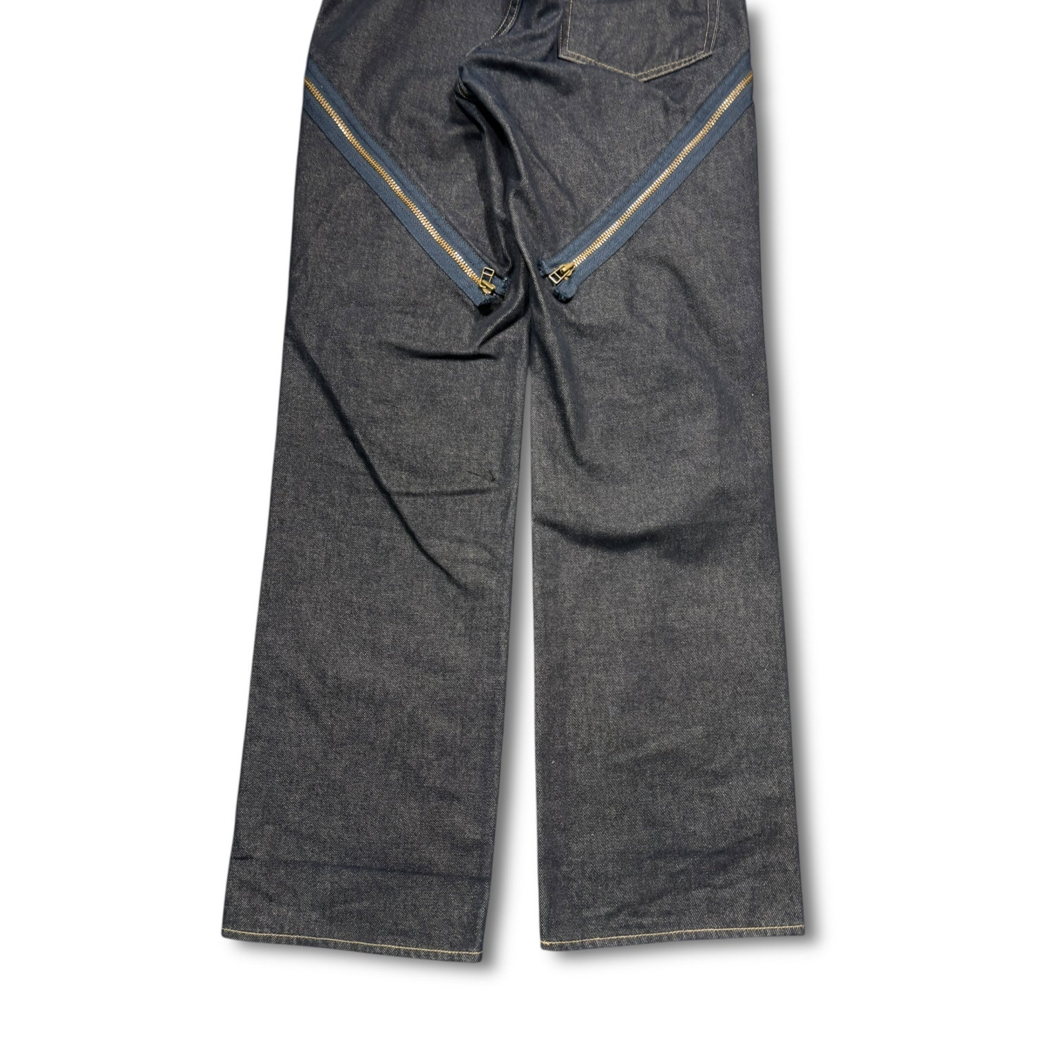 WASTBONE 00s Double Zip Denim cargo