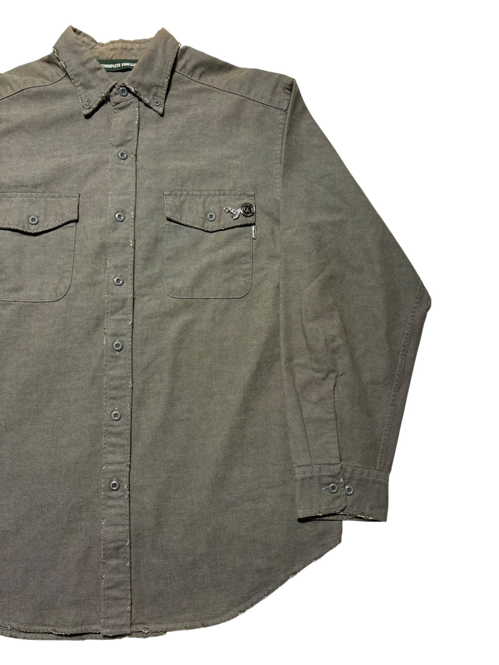 00s Coplete Finess Damaged Shirts Khaki