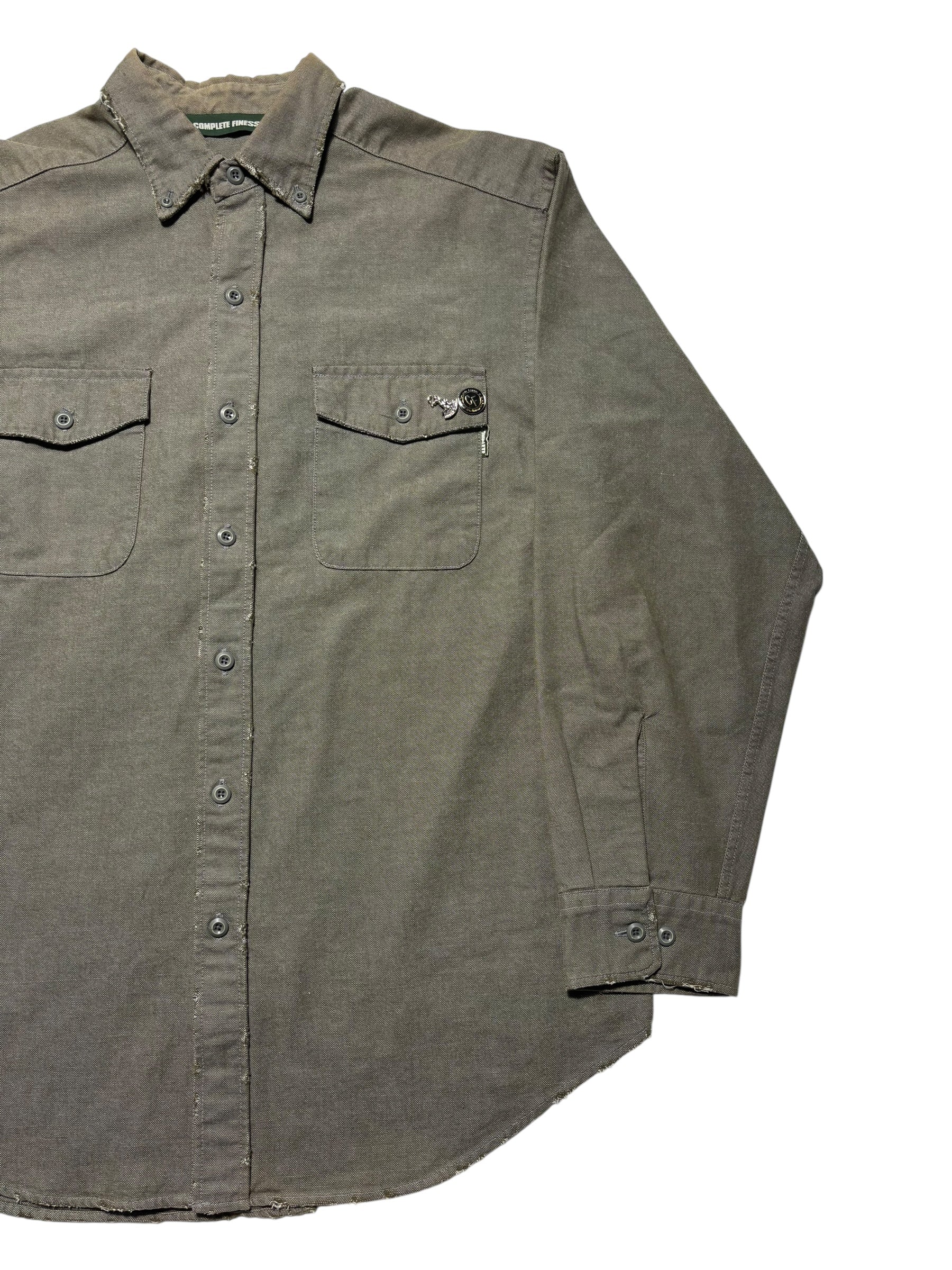 00s Coplete Finess Damaged Shirts Khaki