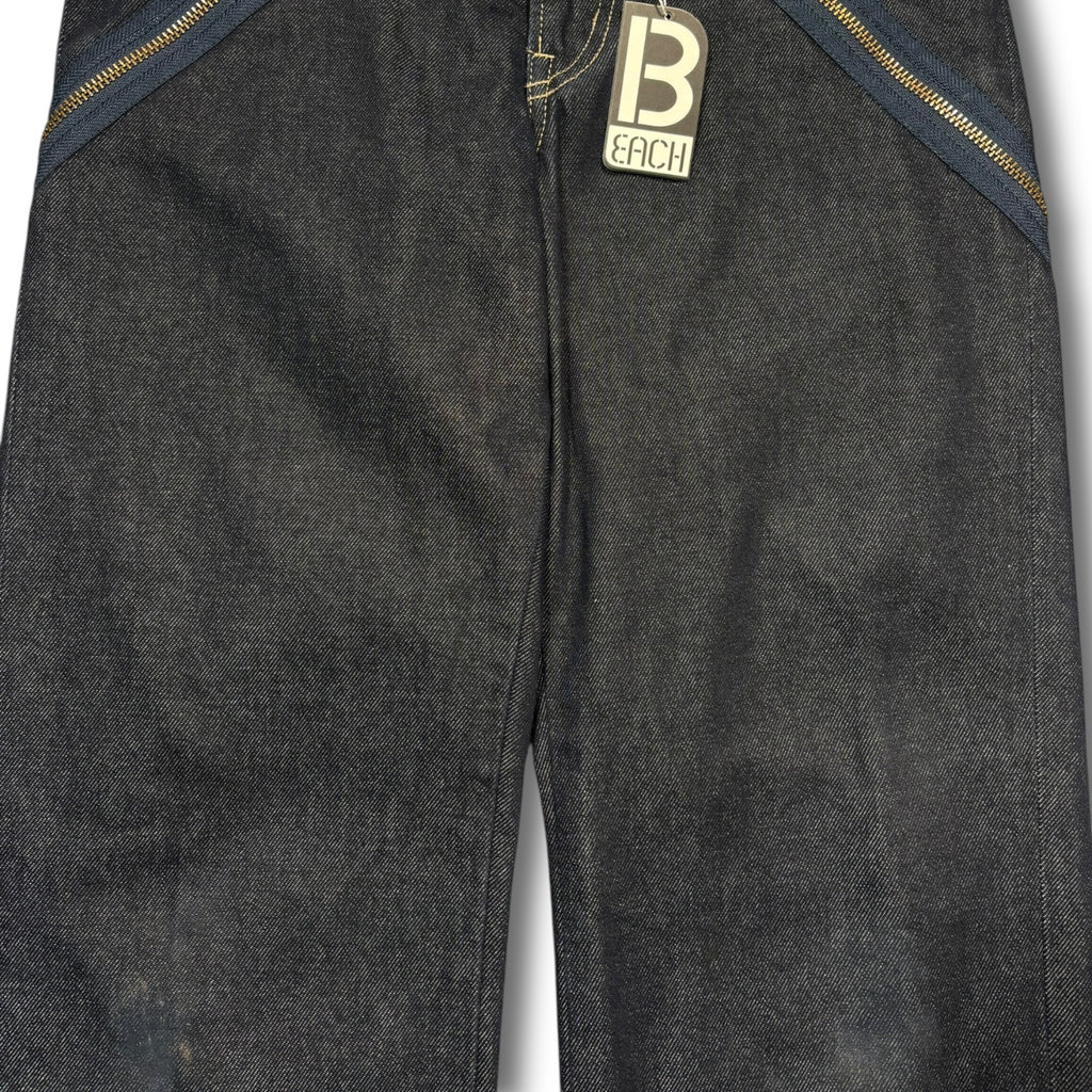 WASTBONE 00s Double Zip Denim cargo