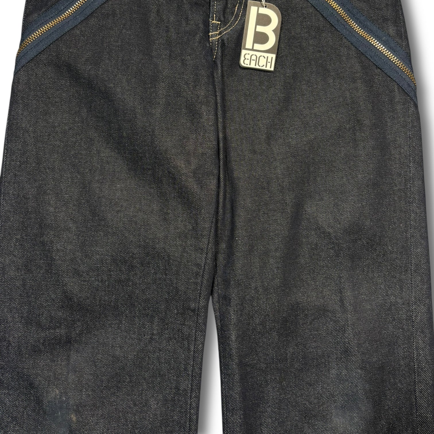 WASTBONE 00s Double Zip Denim cargo