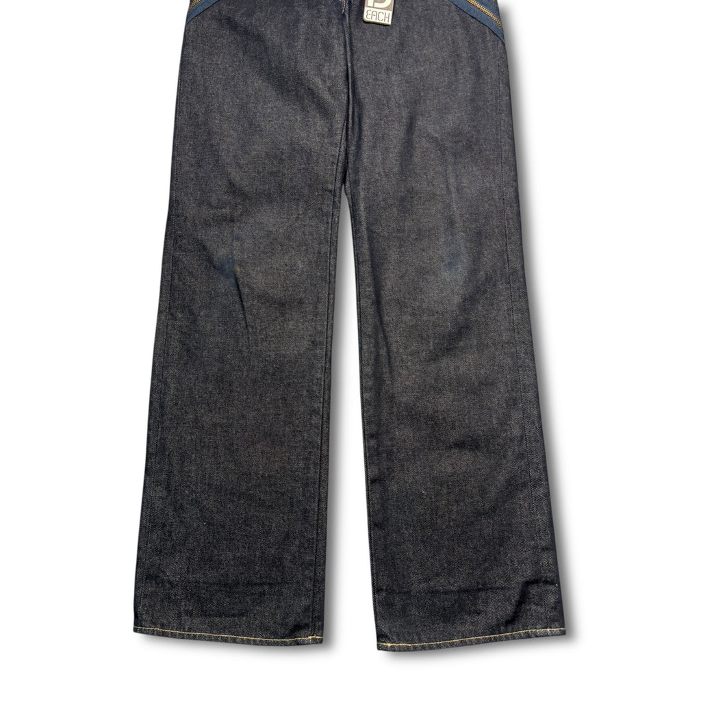 WASTBONE 00s Double Zip Denim cargo