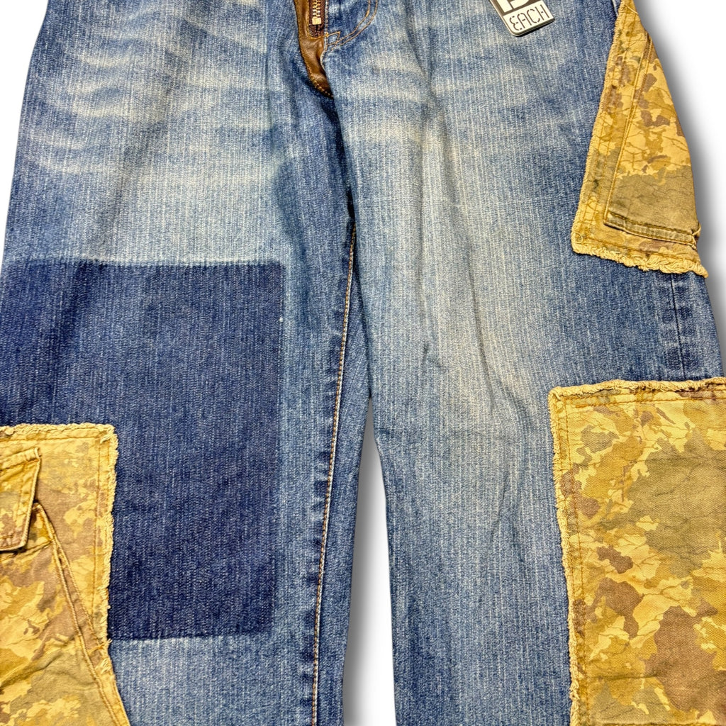 PPFM 00s Docking Camo Cargo Denim