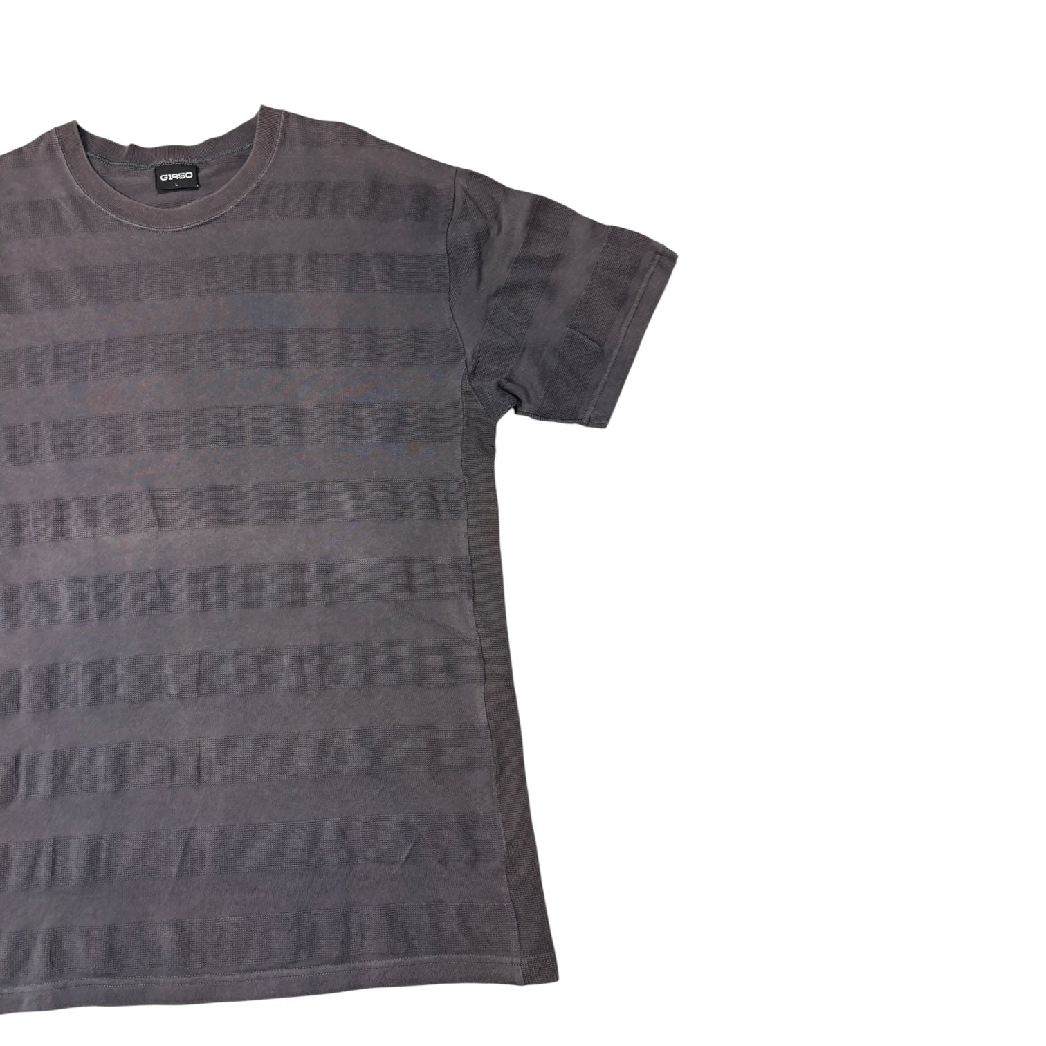 00s G1950 stripe tee grey