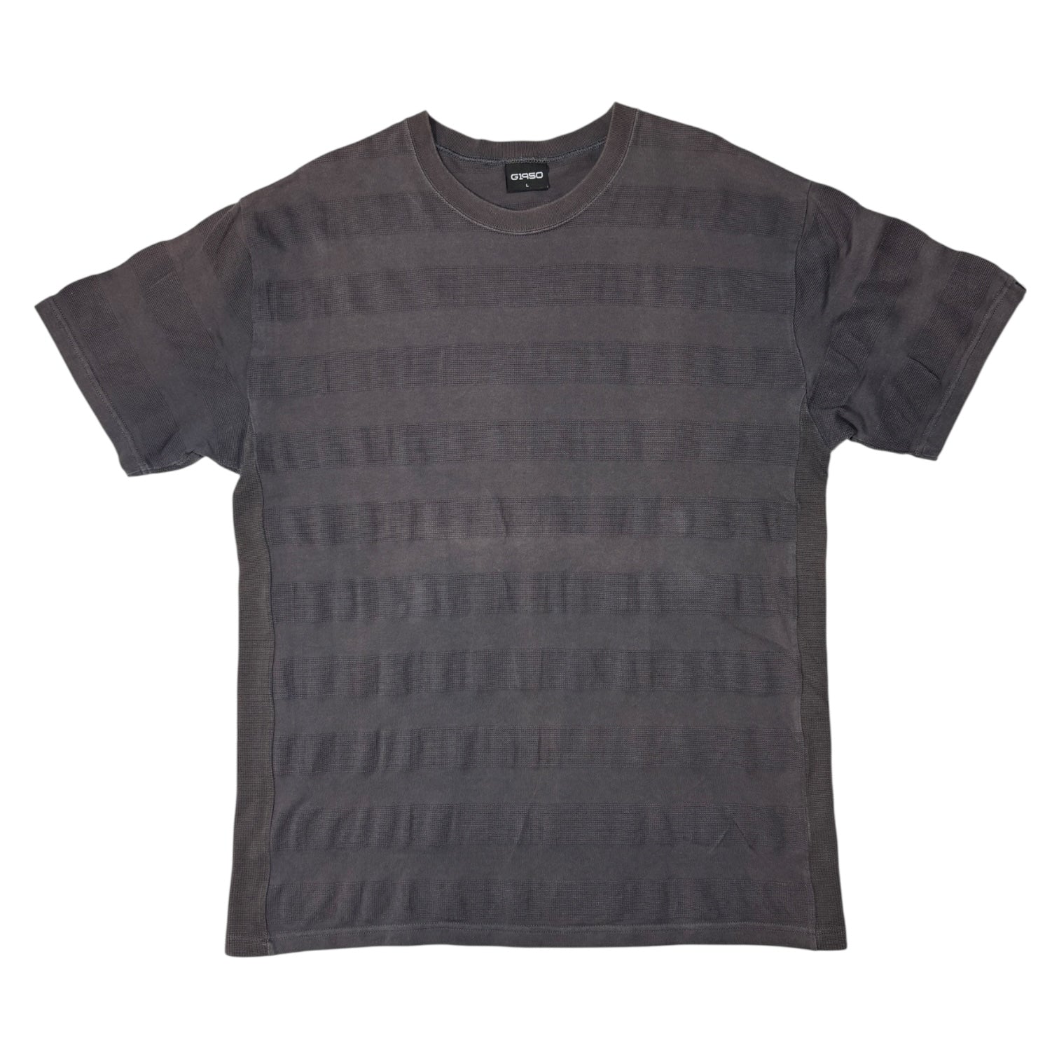 00s G1950 stripe tee grey
