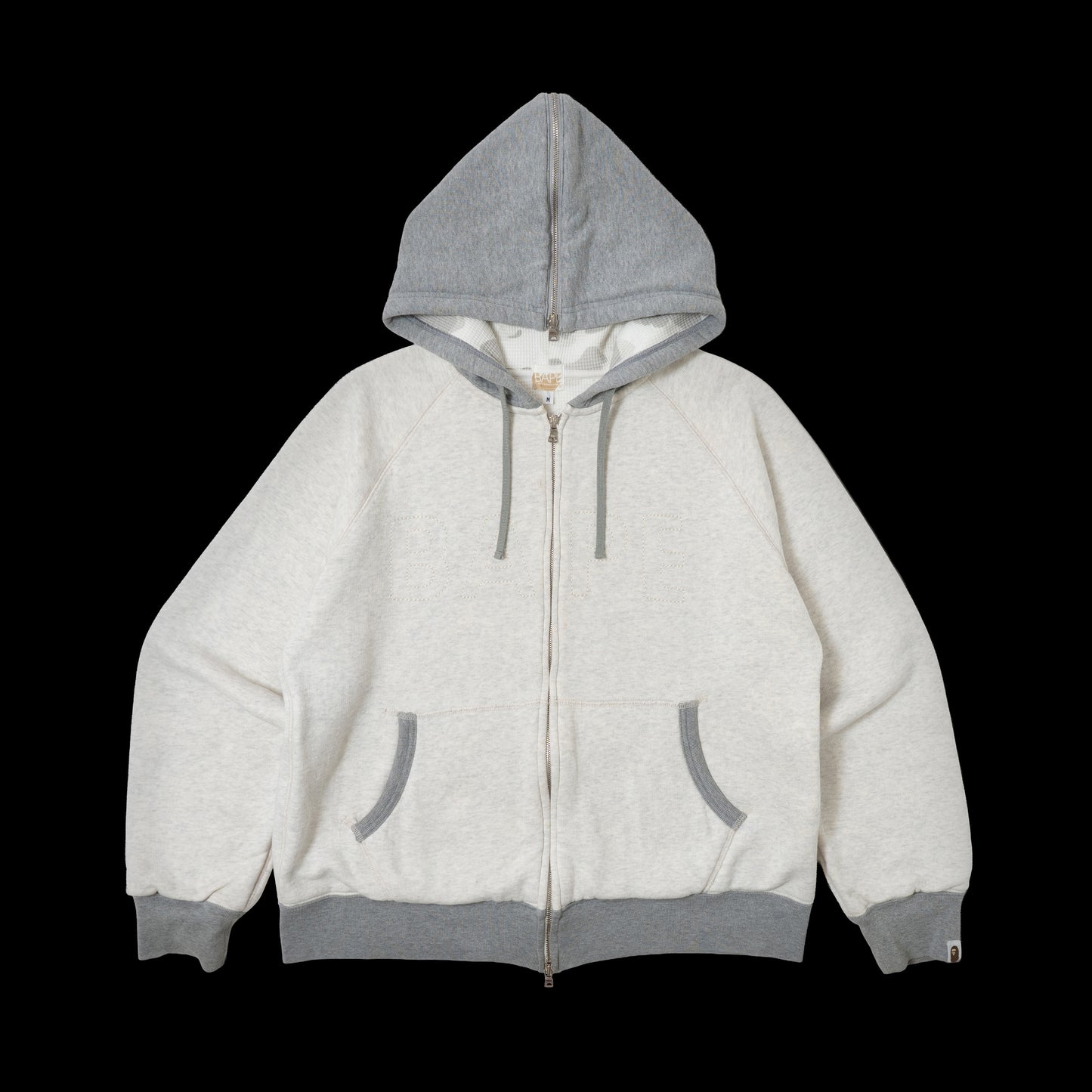 00s BAPE Switched Camouflage Zip Hoodie