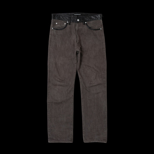 00s RESONATE GOODENOUGH Leather Switched Jeans