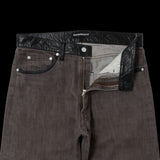 00s RESONATE GOODENOUGH Leather Switched Jeans