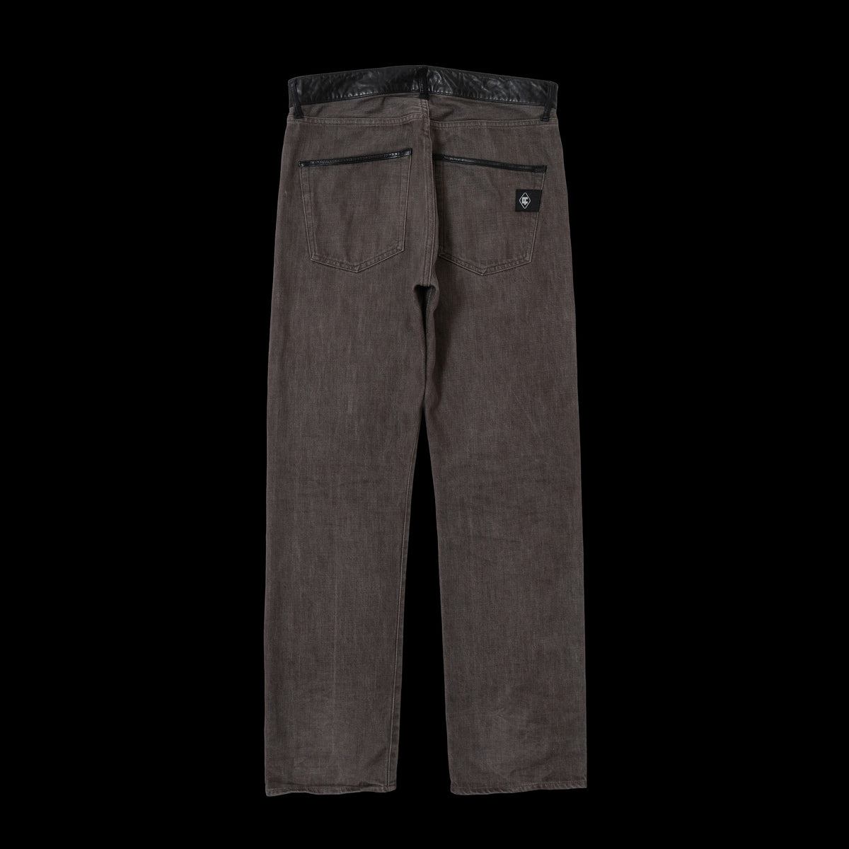 00s RESONATE GOODENOUGH Leather Switched Jeans
