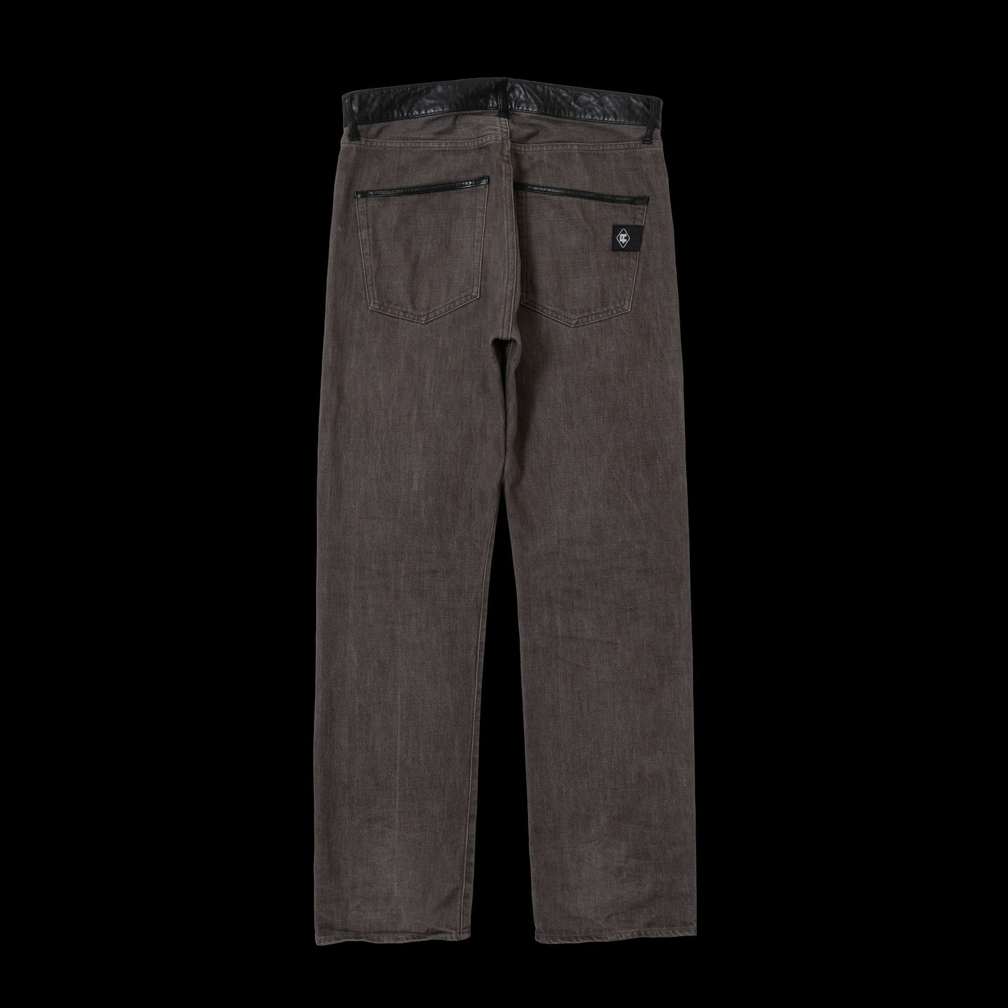 00s RESONATE GOODENOUGH Leather Switched Jeans