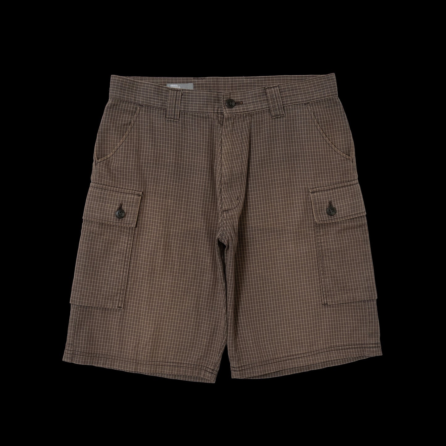 00s Mad Hectic Check Cargo Shorts