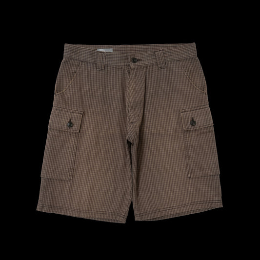 00s Mad Hectic Check Cargo Shorts