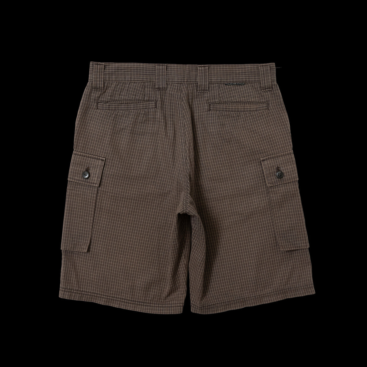 00s Mad Hectic Check Cargo Shorts