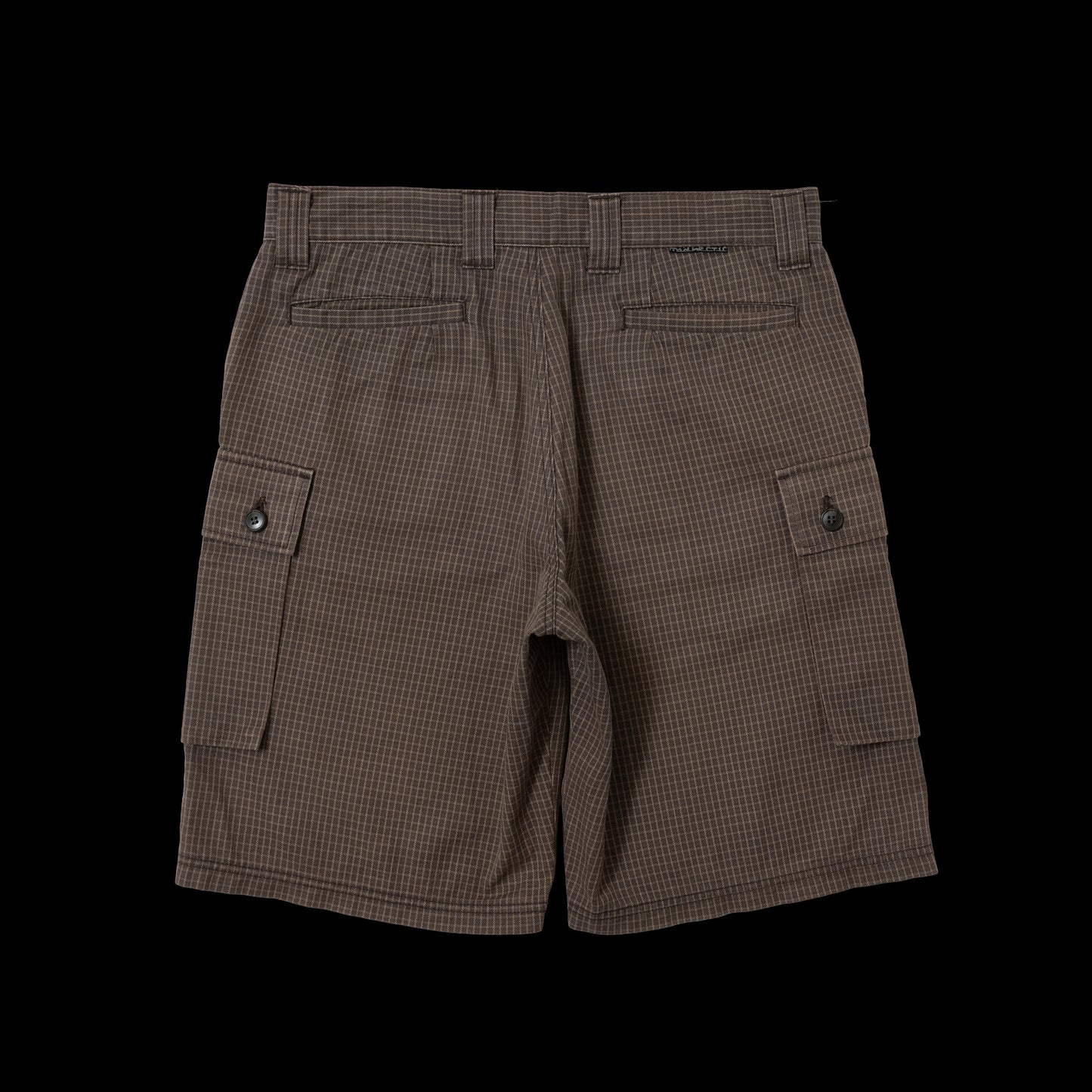 00s Mad Hectic Check Cargo Shorts