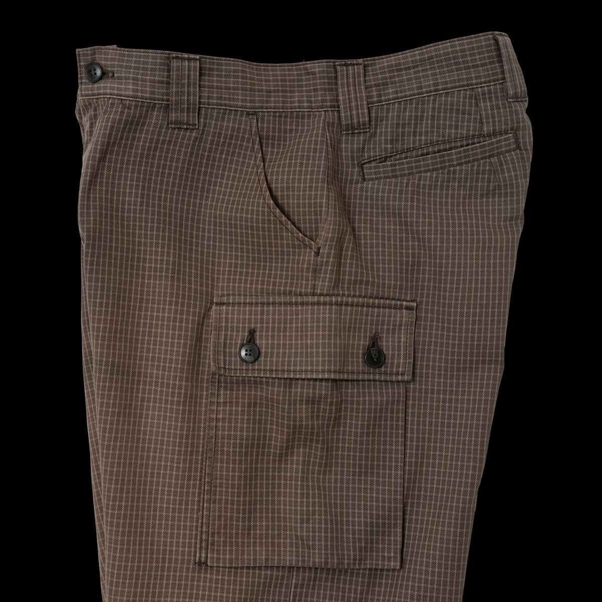 00s Mad Hectic Check Cargo Shorts