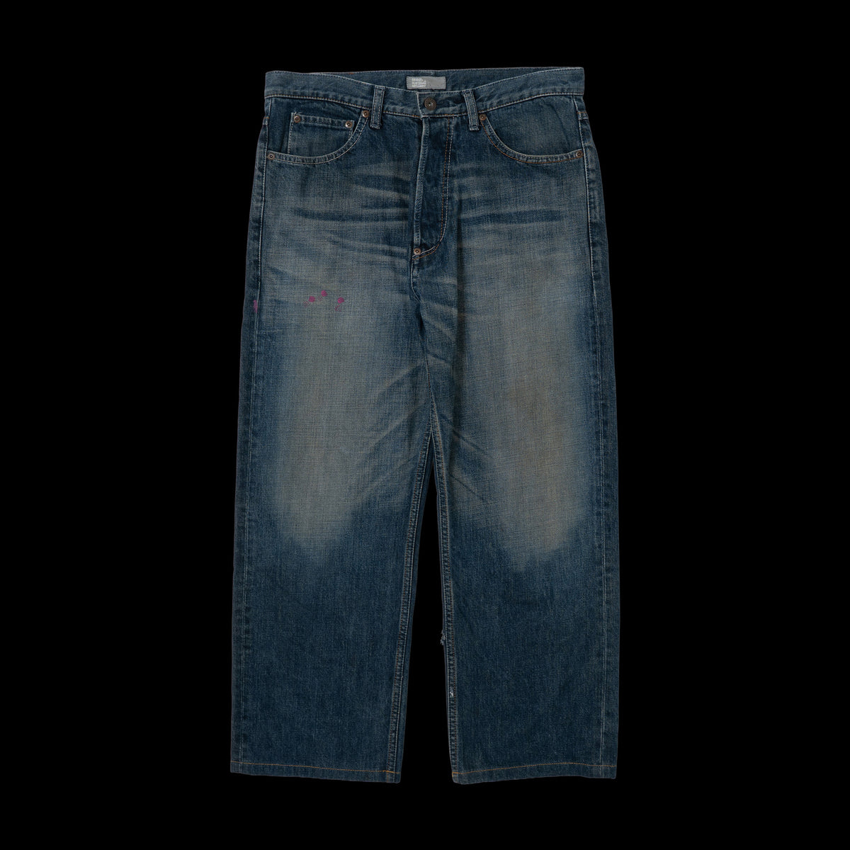 00s Mad Hectic Washed Straight Jeans
