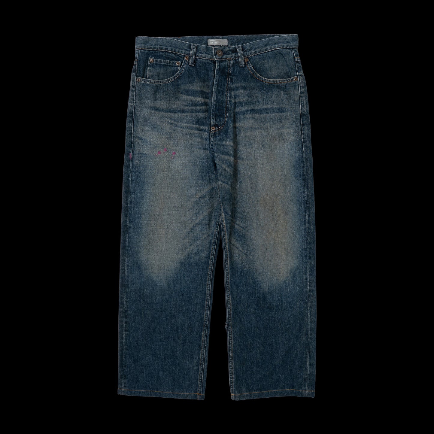 00s Mad Hectic Washed Straight Jeans