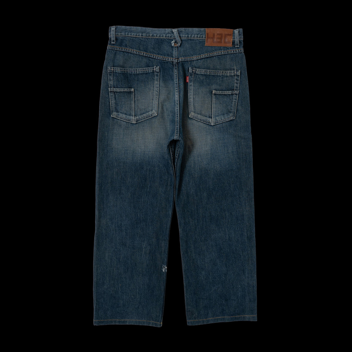 00s Mad Hectic Washed Straight Jeans