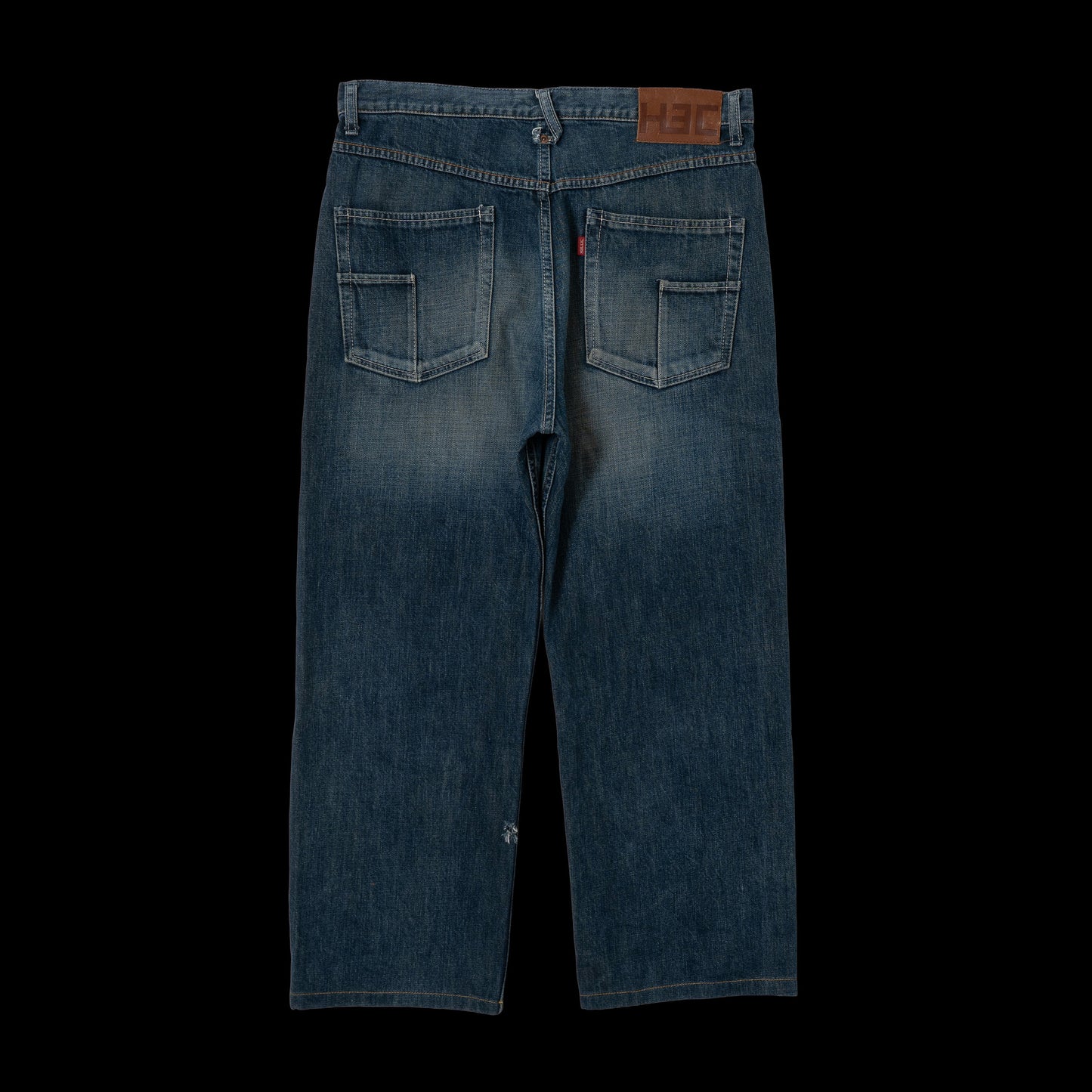 00s Mad Hectic Washed Straight Jeans