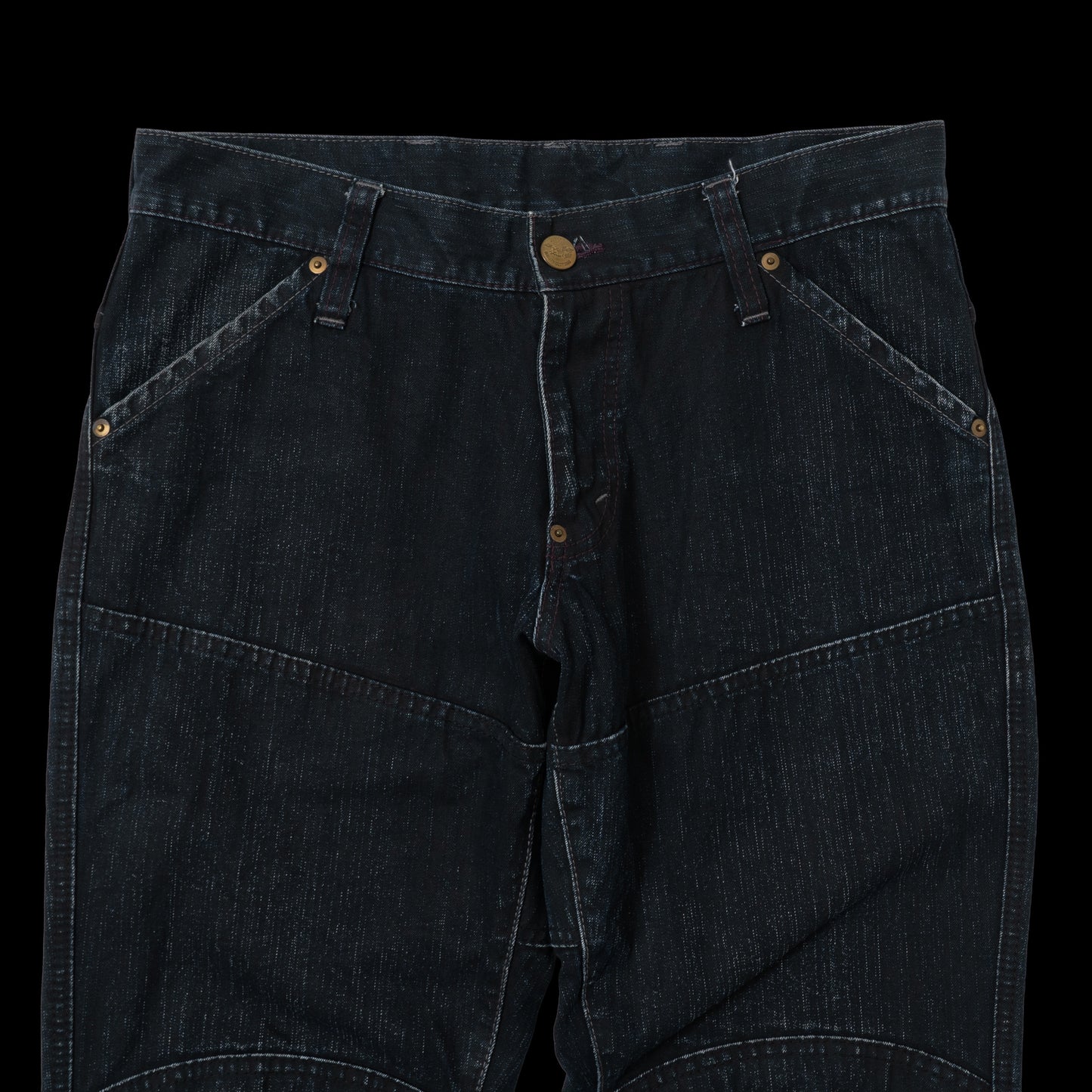 00s Takeo Kikuchi Paint-Coated Jeans