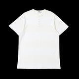 90s GOODENOUGH Henley Neck Striped Tee