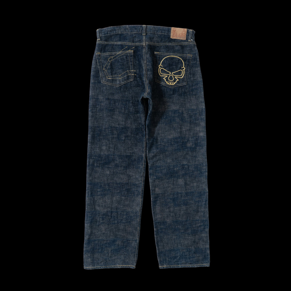 00s Subciety Embroidered Skull Jeans