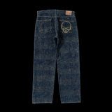 00s Subciety Embroidered Skull Jeans