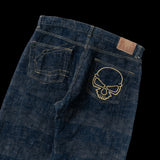 00s Subciety Embroidered Skull Jeans