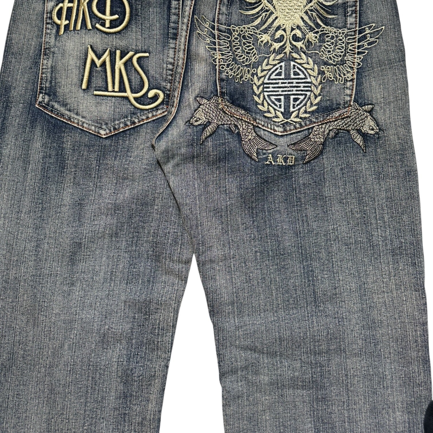 AKADEMIKS Embroid Buggy Denim