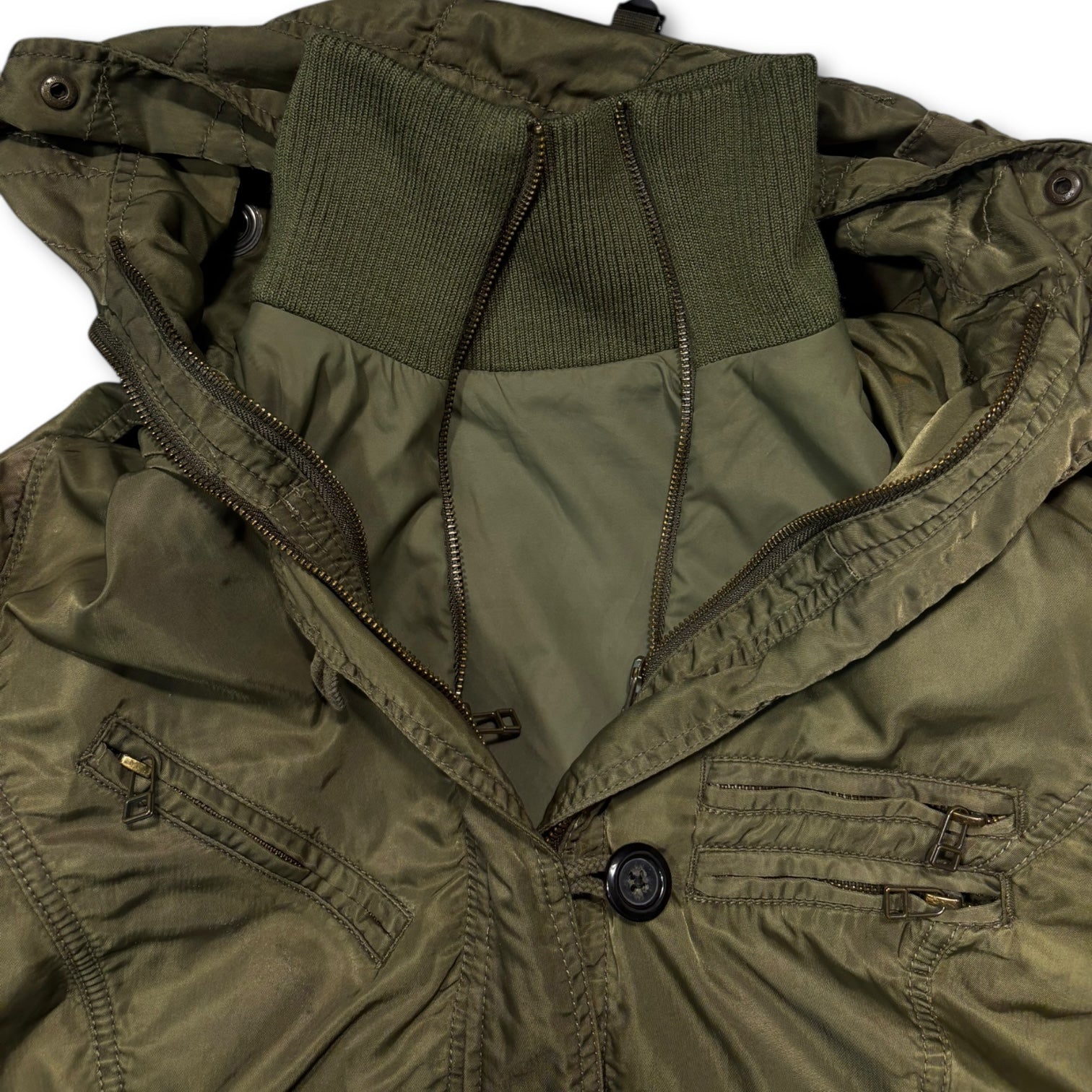 00s Avirex Gimmick Hooded Coat