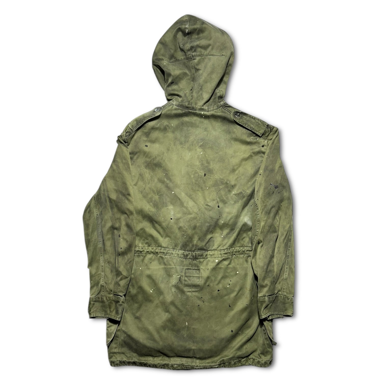 [13each remake]Vintage Military Heavey Coat Damaged