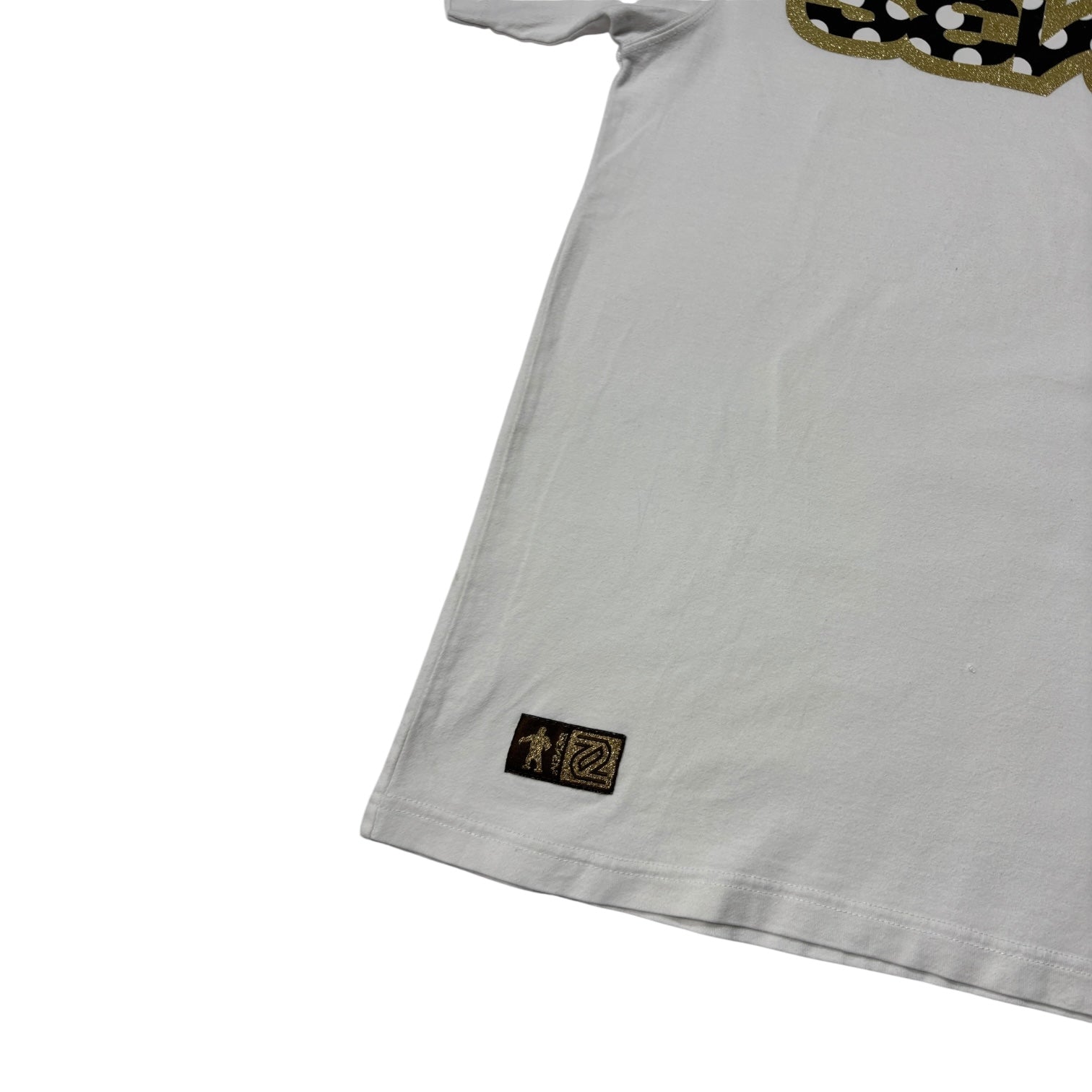 00s seven 2 lame Gold TEE